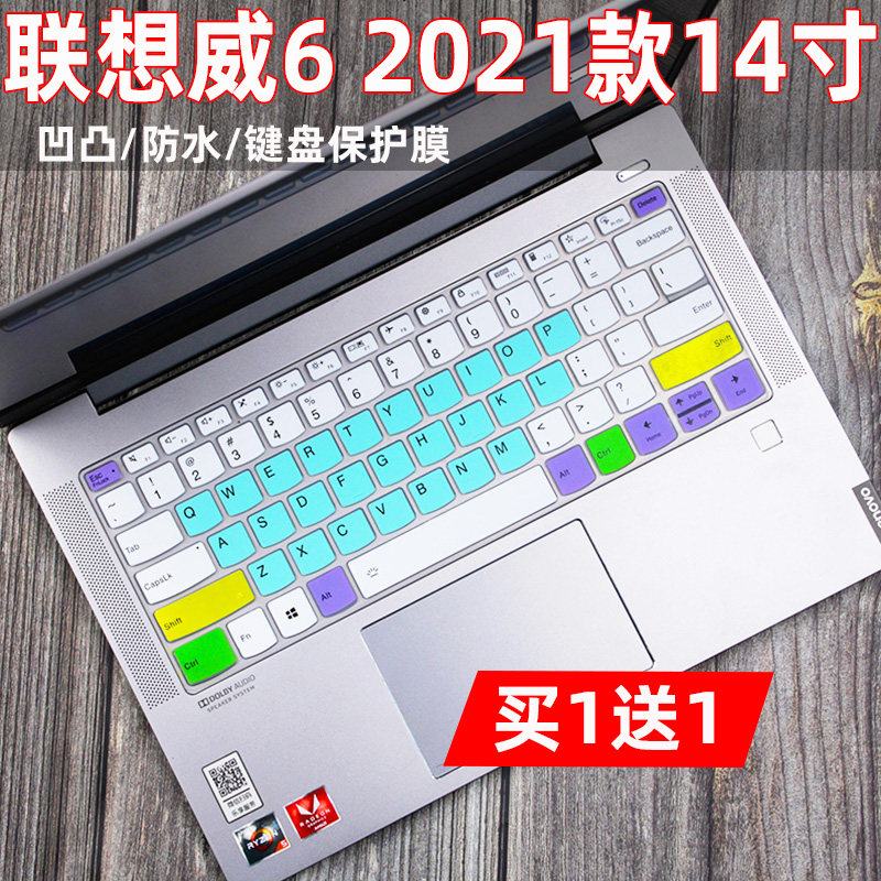 Applicable Lenovo's 6 2021 14-inch Sharp Dragon R7-4800U Laptop keyboard Anti-collision strip film sleeve