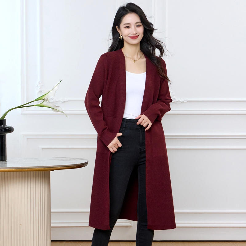 Spring and Autumn Knitted Cardigan for Women, Mid-Length, Spring and Autumn Style, Lazy Korean Style Shawl, Plus Size, Thin Sweater Jacket for Plus-Size Women Spring and Autumn Knitted Cardigan for Women, Mid-Length, Spring and Autumn Style, Lazy Korean Style Shawl, Plus Size, Thin Sweater Jacket for Plus-Size Women