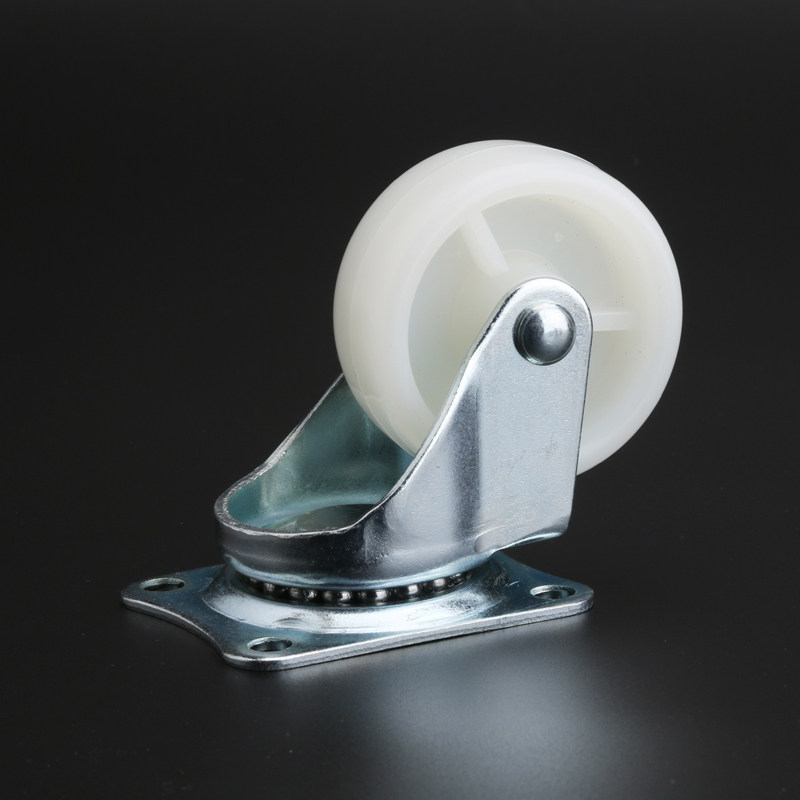 Caster 1 inch 2 inch 3 inch light universal caster universal directional brake dining wheel trolley nylon wear-resistant