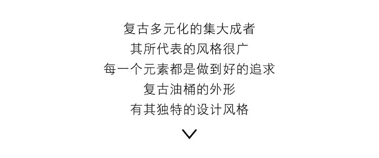 工业风loft铁艺油桶 复古美式垃圾桶 大号做旧酒吧咖啡屋创意带盖详情2