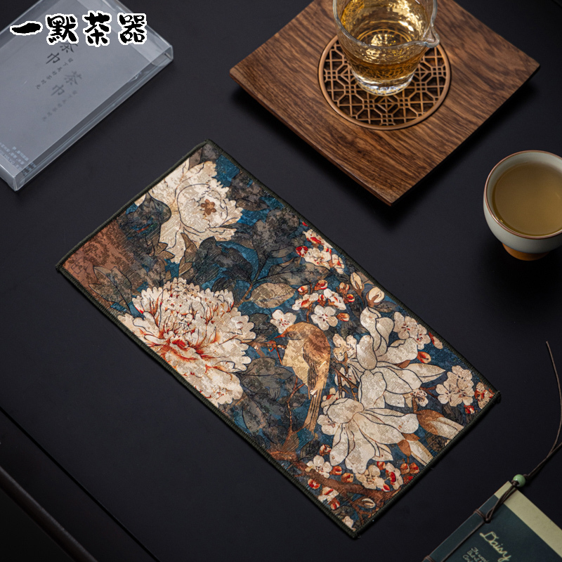 Thickened Double-Sided Tea Towel, Tea Table, Tea Set Tablecloth, New Chinese Style Suede Zen Table Mat, Towel, Coffee Table Absorbent Cloth Thickened Double-Sided Tea Towel, Tea Table, Tea Set Tablecloth, New Chinese Style Suede Zen Table Mat, Towel, Coffee Table Absorbent Cloth