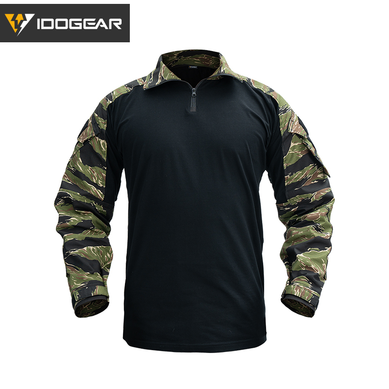 Idogear Little Steel Scorpion G3 Tactical Training Top Vts Tiger Stripe Camouflage Dnc Sand Night Camouflage Outdoor Long Sleeve Idogear Little Steel Scorpion G3 Tactical Training Top Vts Tiger Stripe Camouflage Dnc Sand Night Camouflage Outdoor Long Sleeve