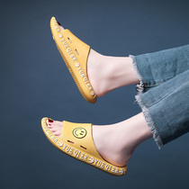Slippers women Summer couples indoor and outdoor home bathroom non-slip home shoes cartoon soft bottom silent slippers men
