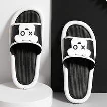 Slippers female home couple indoor bathroom non-slip deodorant cartoon fashion Bath home sandals mens bedroom