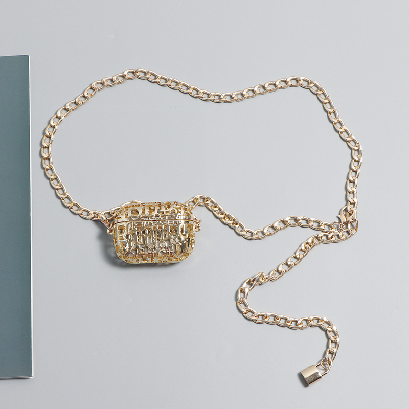 Trendy Mini Metal Chain Belt Accessory for Women, Similar to Those Worn by Popular Influencers, ins Fashion