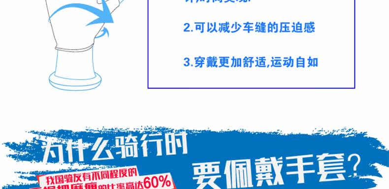 Gants pour vélo mixte QEPAE - Ref 2239916 Image 19