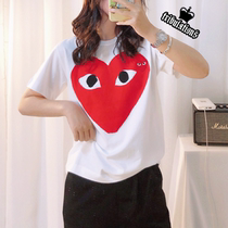 Japanese Tide brand 2021 summer new big love couple short sleeve star with wild women loose T-shirt men ins
