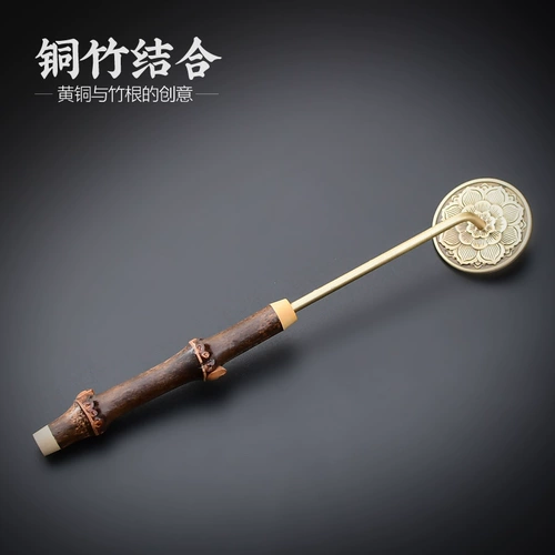 紫巅 Высокий набор инструментов благовония из ароматной пудрой дороги, чтобы протолкнуть семь кусочков фиолетовой ручки корня бамбука, чтобы дать сумки конопли