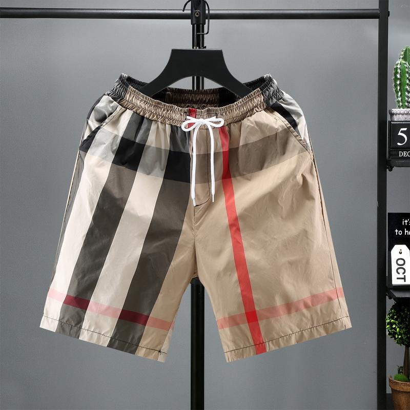 2025 Summer New Plaid Shorts Men's Trendy Loose Casual Five-Point Pants Men's Outdoor Beach Sports Pants 2025 Summer New Plaid Shorts Men's Trendy Loose Casual Five-Point Pants Men's Outdoor Beach Sports Pants