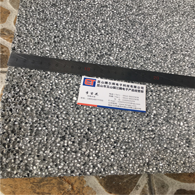 Real Plot open pore foam aluminium pure aluminium foaming thickened 40MM coves construction aluminium