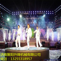 Lifting rotating stage bar song Disco Hall Performing Arts KTV stage electric performance wedding hydraulic stage car Booth