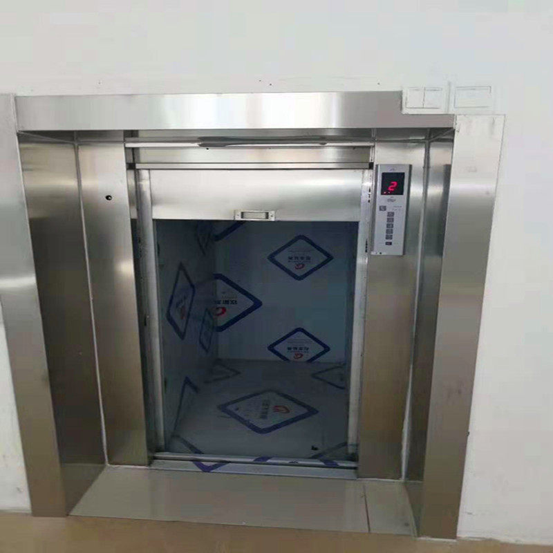 Window Style Delivery Elevator Hotel Hotel Hotel Towed Vegetable delivery machine Electric hydraulic lifting platform Plant stock ladder