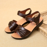 Сандалии для матери, нескользящие летние туфли, для среднего возраста, мягкая подошва