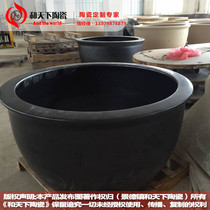 Ceramic bath big cylinder Hotel bathtub bubble cylinder High-grade bath with large water cylinder Japanese hot spring hanging soup cylinder manufacturers