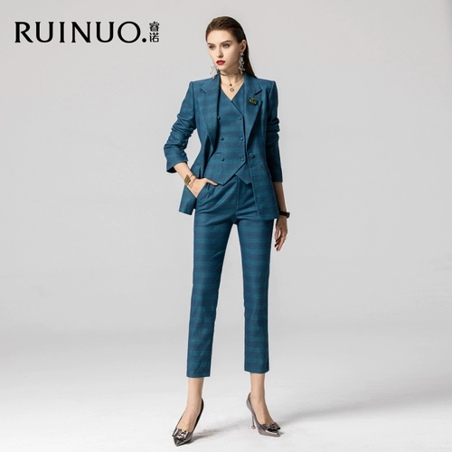 Классический костюм, модный элитный комплект, пиджак классического кроя, облегающий крой, в британском стиле