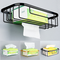 Toilet paper rack-free toilet paper towel rack wall-mounted toilet paper roll paper tissue box