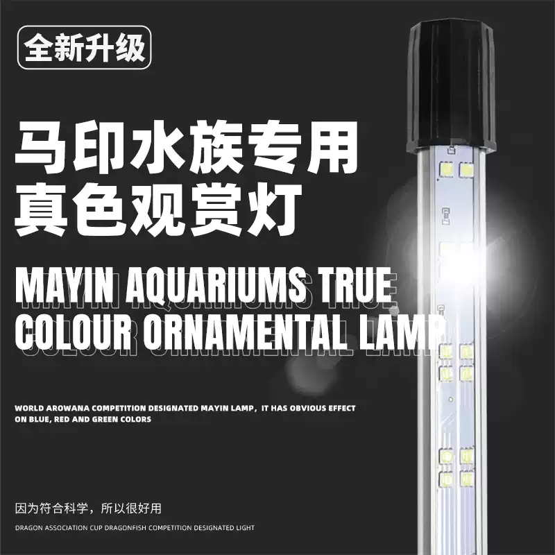 马印神灯金龙灯专用龙鱼真色灯南美鱼冷色系增艳灯鱼缸灯led防水 detail 1