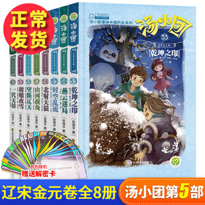 正常发货 汤小团书 辽宋金元卷 33-40(全8册)东周列国卷 两汉传奇卷 纵横三国卷 隋唐风云卷谷清平著小学生儿童文学历史探险畅销书