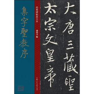 集字圣教序 孙宝文 编 毛笔书法 艺术 上海人民美术出版社