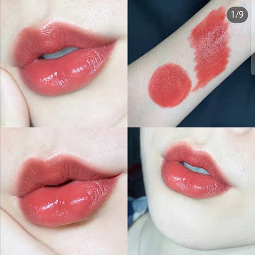 Mùa xuân thật nhỏ và tươi! Màu cam tro ống son môi 106 màu trà sữa đào / 101 cô gái hồng hồng đỏ nâu - Son môi black rouge a28