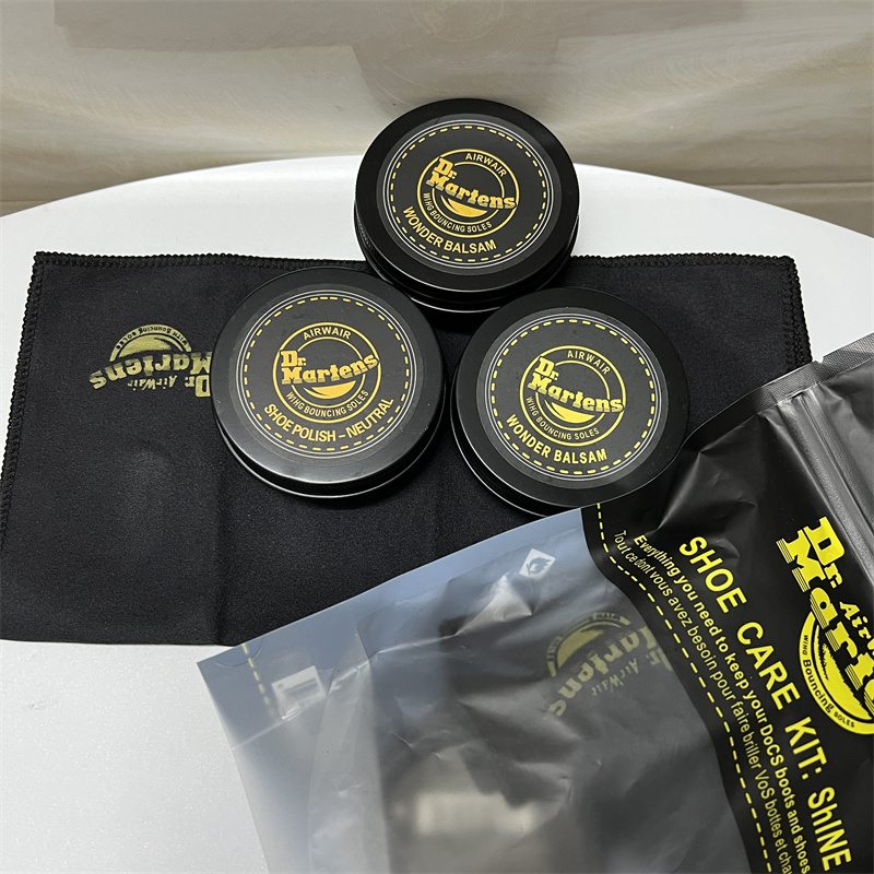 Drmartens Dr. Martens Classic British Boots Cleaning Care Maintenance Leather Shoe Universal Set Shoe Polish