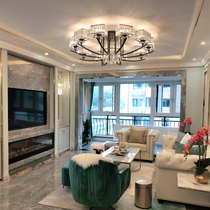 Living room lamp 2021 new modern simple atmospheric crystal lamp light luxury living room chandelier lighting Nordic lamps