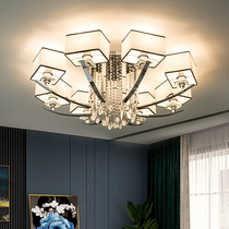 Living room lights 2021 New light luxury modern simple atmospheric lighting living room headlights crystal chandeliers Nordic lamps