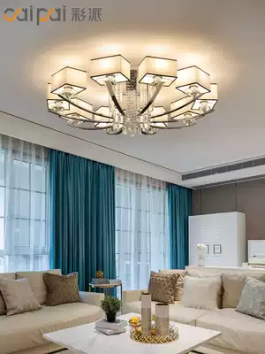 Living room lights 2021 new living room living room lights atmospheric modern minimalist crystal lights Living room chandeliers Household lamps