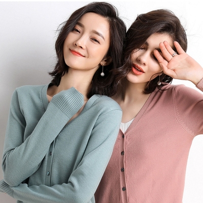 秋冬新款针织衫针织开衫毛衣外套