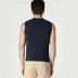 Áo vest nam mùa hè thủy triều cotton chạm đáy áo thun bó sát Slim V-cổ trái tim cổ áo vest thể thao cỡ lớn áo vest khoác nam Áo vest cotton