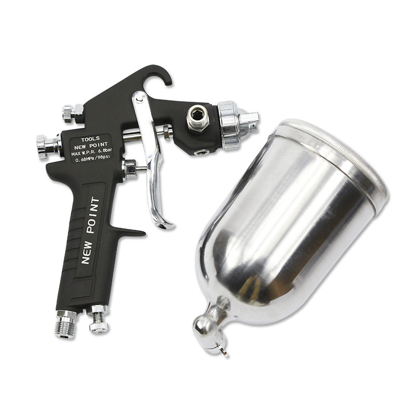 Taiwan Puyuan W-71 upper and lower pot spray gun multi-caliber furniture paint spray gun latex paint spray gun spray tool