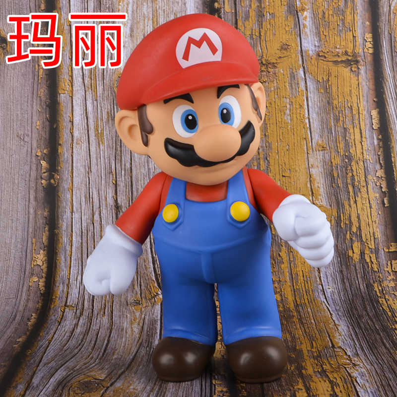 MarySuper Marie Garage Kit Doll Model Large Mario Louis Kuba Green Dragon Ornaments Toys image periphery
