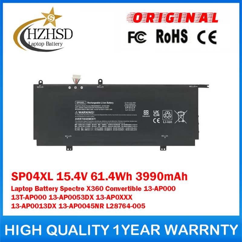 Suitable for Hp 13-Ap0013Dx 13-Ap0045Nr L28764-005 Laptop Battery Sp04Xl Suitable for Hp 13-Ap0013Dx 13-Ap0045Nr L28764-005 Laptop Battery Sp04Xl