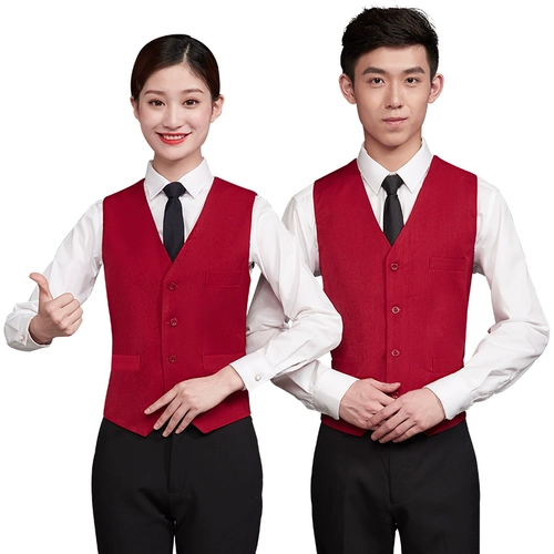 Жилет подходит для мужчин и женщин, черная куртка для работы