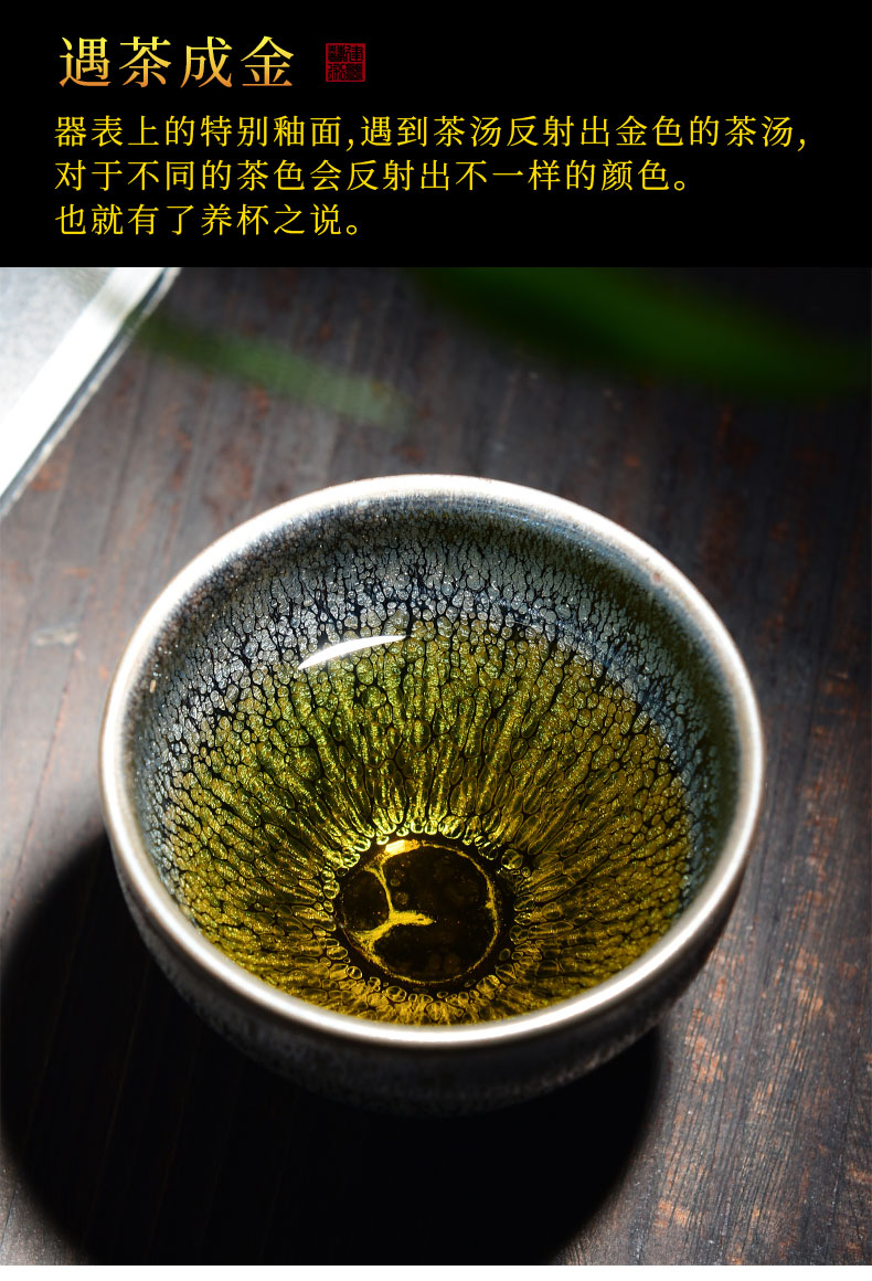 Tao blessing by manual build light three cup gift boxes of household gifts silver hao zijin partridge tea cups