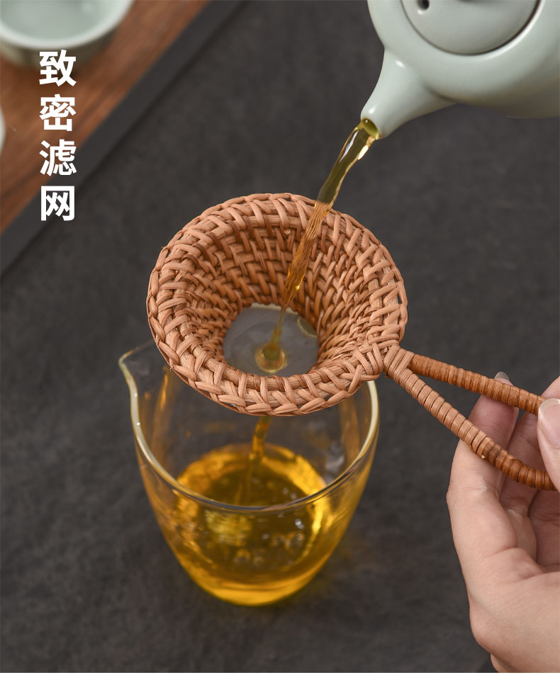 Tao blessing the cane top service up bamboo has) creative move good tea strainer filter tea tea tea accessories