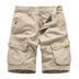 Loose quần việc lớn kích thước quần đa túi ngắn mùa hè ngắn quần bãi biển quần quần của người đàn ông chảy lỏng quần năm điểm 