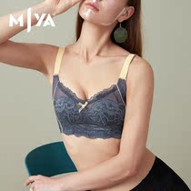 Mystery moon series thin underwear Womens large size large chest full cup bra Large size rimless bra
