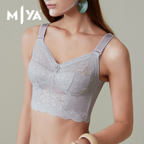 Mystery Ballet series body shaping adjustment underwear Large size womens summer thin section gathered anti-sagging closed pair of breast bra