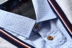Mùa đông mới ấm áp giả hai tay áo dài nam cộng với áo nhung dày cổ áo len khâu áo khoác mỏng blazer nam Cardigan