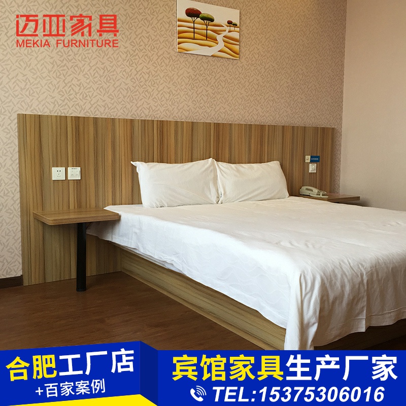 Custom Quick Hotel Guesthouses Apartments Hostel staff Dormitory Rooms Straight large bed room complete sets of furniture beds
