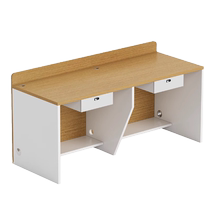 Agency desk real estate table company office furniture strip sales staff financial services front desk reception desk