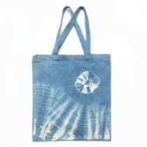 Yunnan new canvas Dali non-cultural heritage handmade plant dye tie-dyed canvas mens bag shoulder Womens bag