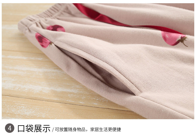 Pyjama pour femme en Coton à manches - Ref 2994675 Image 26