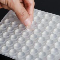 Silicone anti-crash patch door handle muted with furniture cabinet door crashworthy grain wall stickerboard refrigerator anti-collision cushion rubber cushion