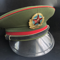  Retired inventory 87-style army big hat Army green big hat Old-fashioned military hat collection