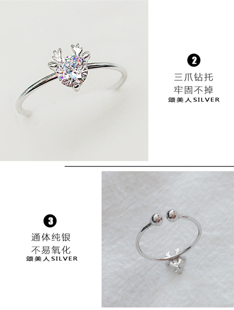 Bague Femme en Argenterie - Ref 3089589 Image 8