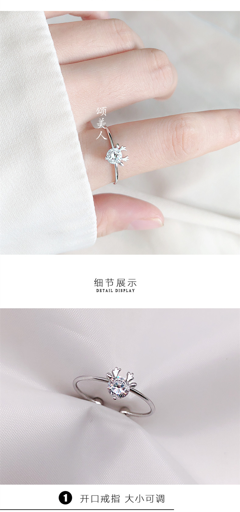 Bague Femme en Argenterie - Ref 3089589 Image 7