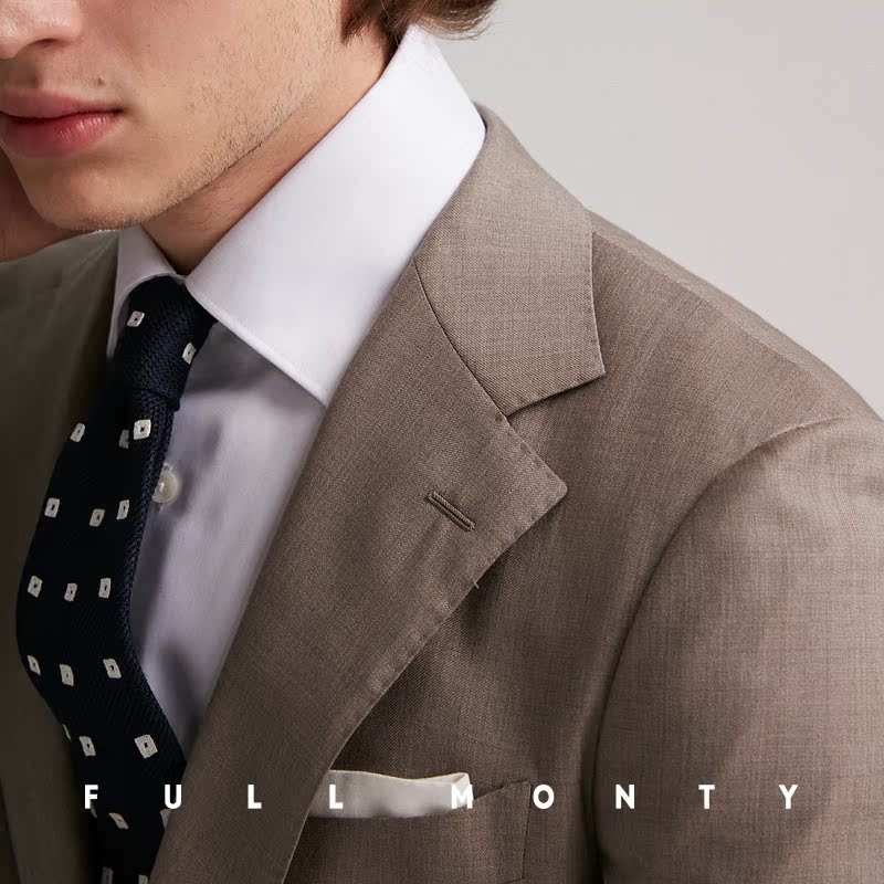 Full Monty Grey Khaky nhập Cerruti phù hợp với kinh doanh năm 1881 cao chi nhánh vải phù hợp với nam giới