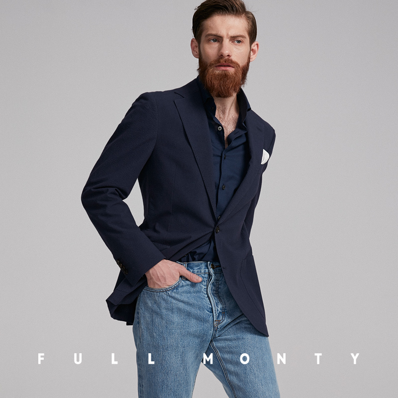 Full Monty mùa xuân và mùa hè Tây Tạng Cyan Bubble Sợi Độc Tây nam kinh doanh Slim Flat xà lan tiệc ăn mặc Lên trên